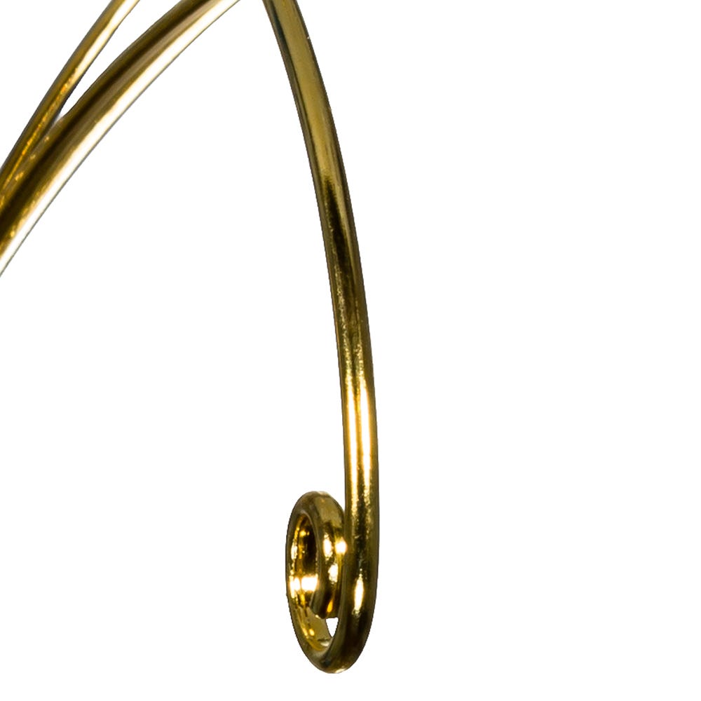 Kurt Adler 33-Inch Metal Gold Ceiling Suspended Tree